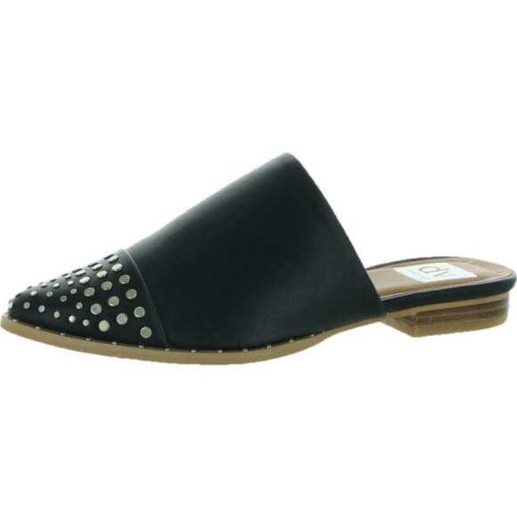 Dolce Vita Shoes - Dolce Vita Itzel Slide Pointed Toe Mule Flats 370 Black Size 7 US